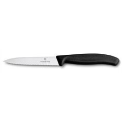 Victorinox 10Cm Soyma Bıçağı (Testere Ağızlı Sivri Uçlu)