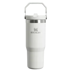 Stanley IceFlow™ Flip Straw Tumbler Pipetli Termos | 0.89L | Beyaz