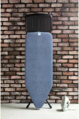 Brabantia Ütü Masası 124x45cm (C) Buhar Kazanı Standlı Denım Blue Desenli