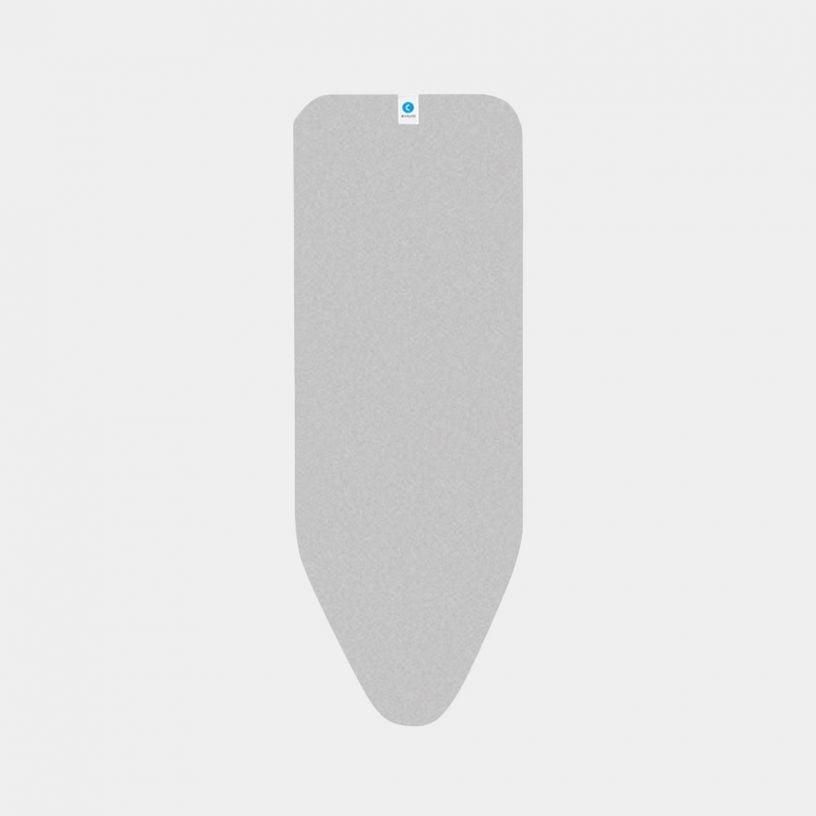 Brabantia Ütü Masası Kılıfı 124X45CM (C) Kılıf-2mm Sünger -Metalik Silver