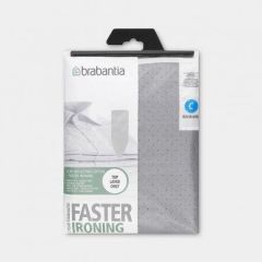 Brabantia Ütü Masası Kılıfı 124X45CM (C) Kılıf-2mm Sünger -Metalik Silver