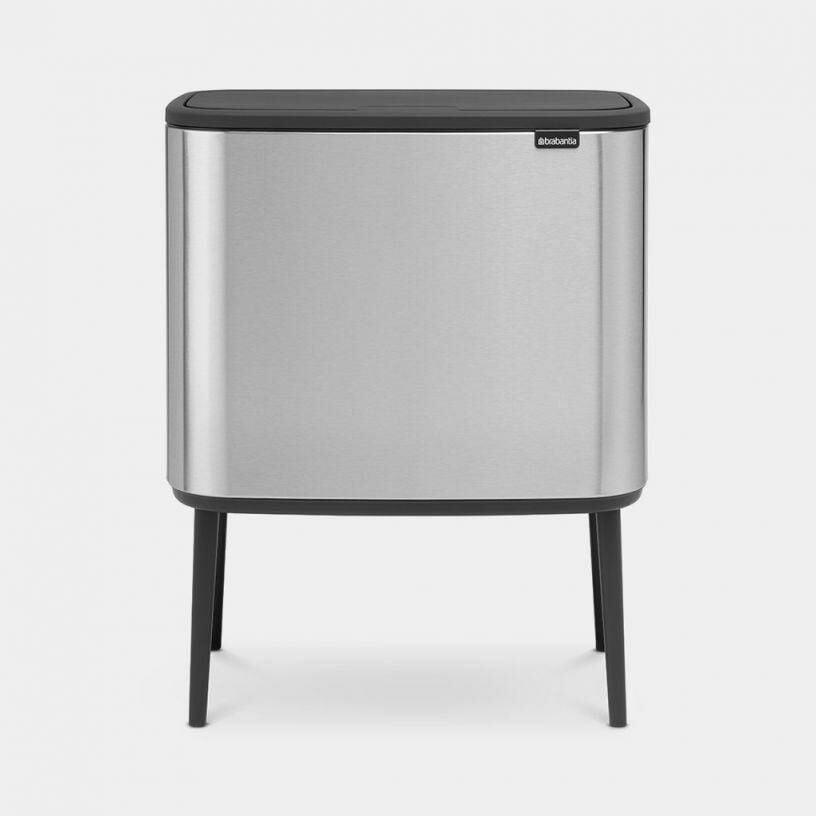 Brabantia Çöp Kutusu 36 LT Dokunmatik Bo Touch Mat Çelik