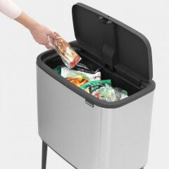 Brabantia Çöp Kutusu 36 LT Dokunmatik Bo Touch Mat Çelik