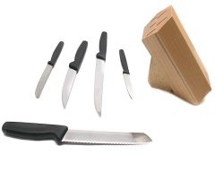 Victorinox Ahşap Blok Bıçak Seti 5 li 5.1183.51