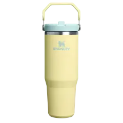 Stanley IceFlow™ Flip Straw Tumbler Pipetli Termos | 0.89L | Sarı