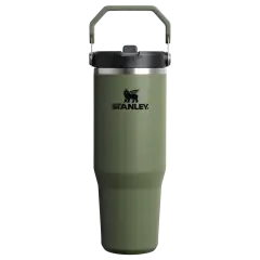 Stanley IceFlow™ Flip Straw Tumbler Pipetli Termos | 0.89L | Çam Yeşili