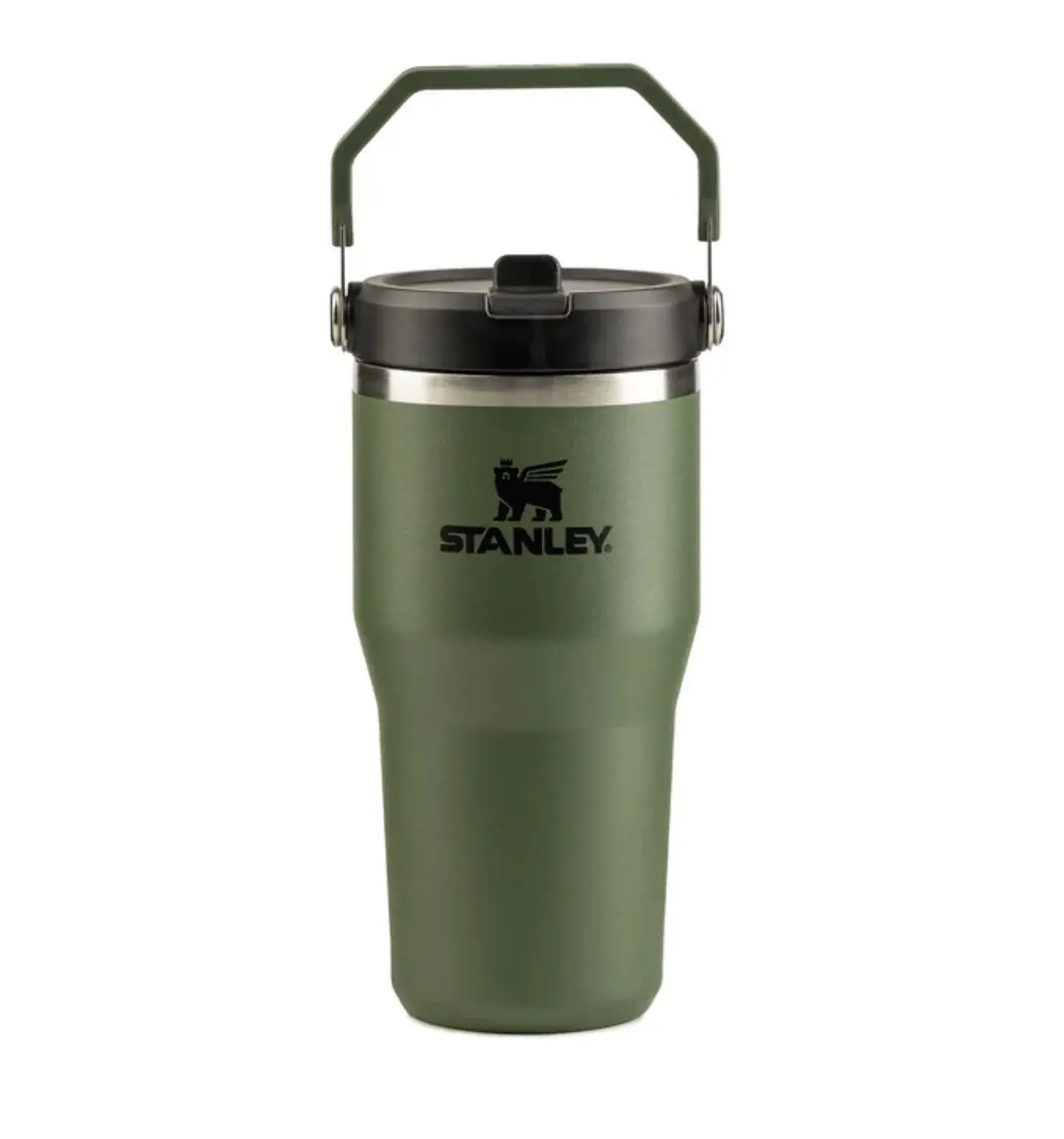 Stanley IceFlow™ Flip Straw Tumbler Pipetli Termos | 0.60 L | Çam Yeşili
