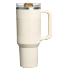 Stanley The Quencher ProTour Flip Straw Tumbler Pipetli Termos | 1.2L | Krem