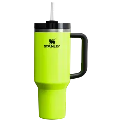 Stanley Quencher H2.O FlowState™ Tumbler Pipetli Termos | 1.18L | Neon Yeşil