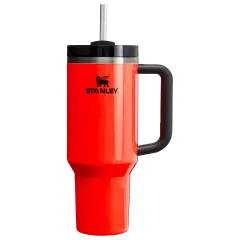 Stanley Quencher H2.O FlowState™ Tumbler Pipetli Termos | 1.18L | Neon Turuncu