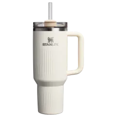 Stanley Quencher® H2.0 Fluted Tumbler Pipetli Termos Bardak | 1.18L | Krem