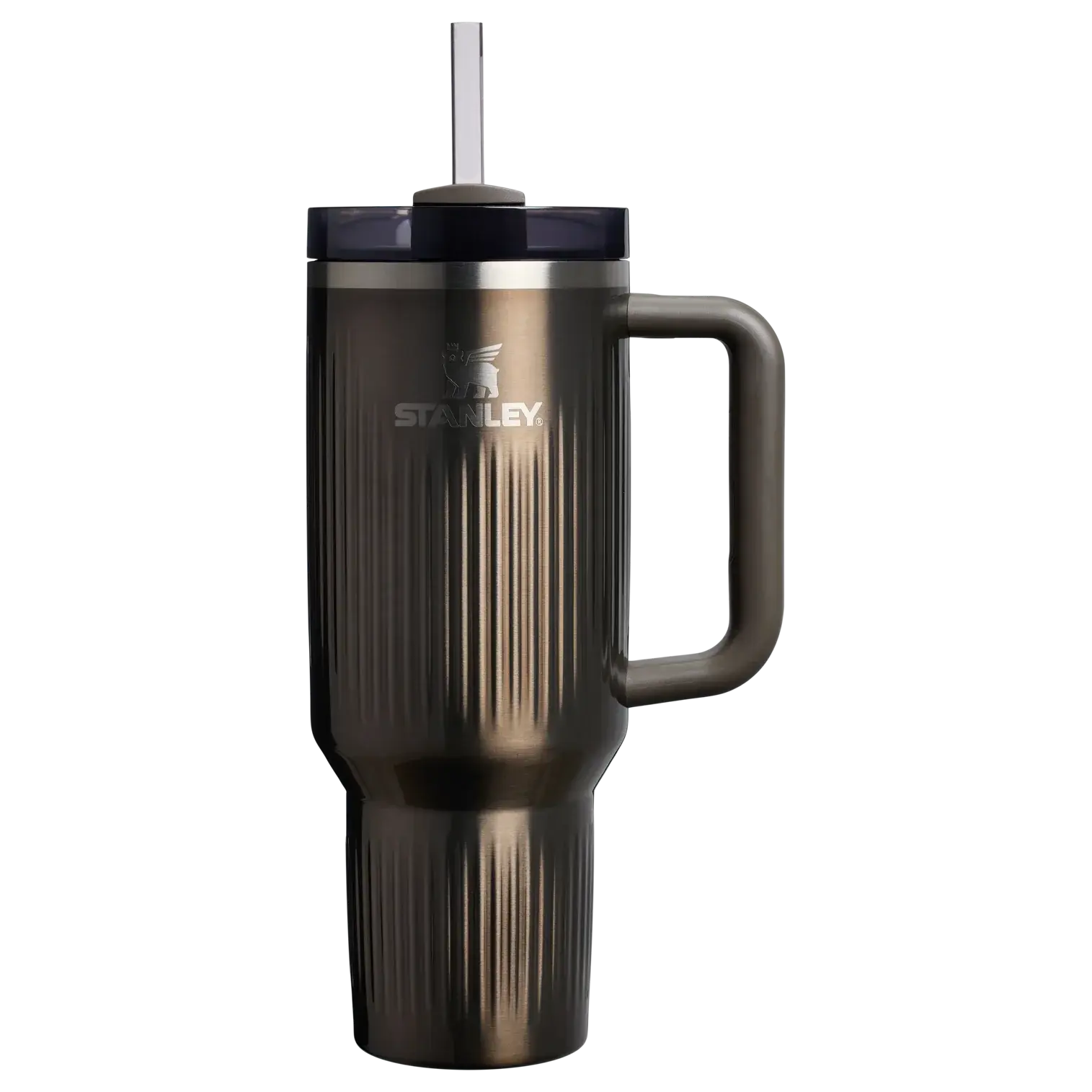 Stanley The Quencher® H2.0 Fluted Tumbler Pipetli Termos Bardak | 1.18L | Gunmetal Shine