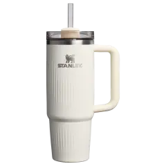 Stanley Quencher® H2.0 Fluted Tumbler Pipetli Termos Bardak | 0.89L | Krem