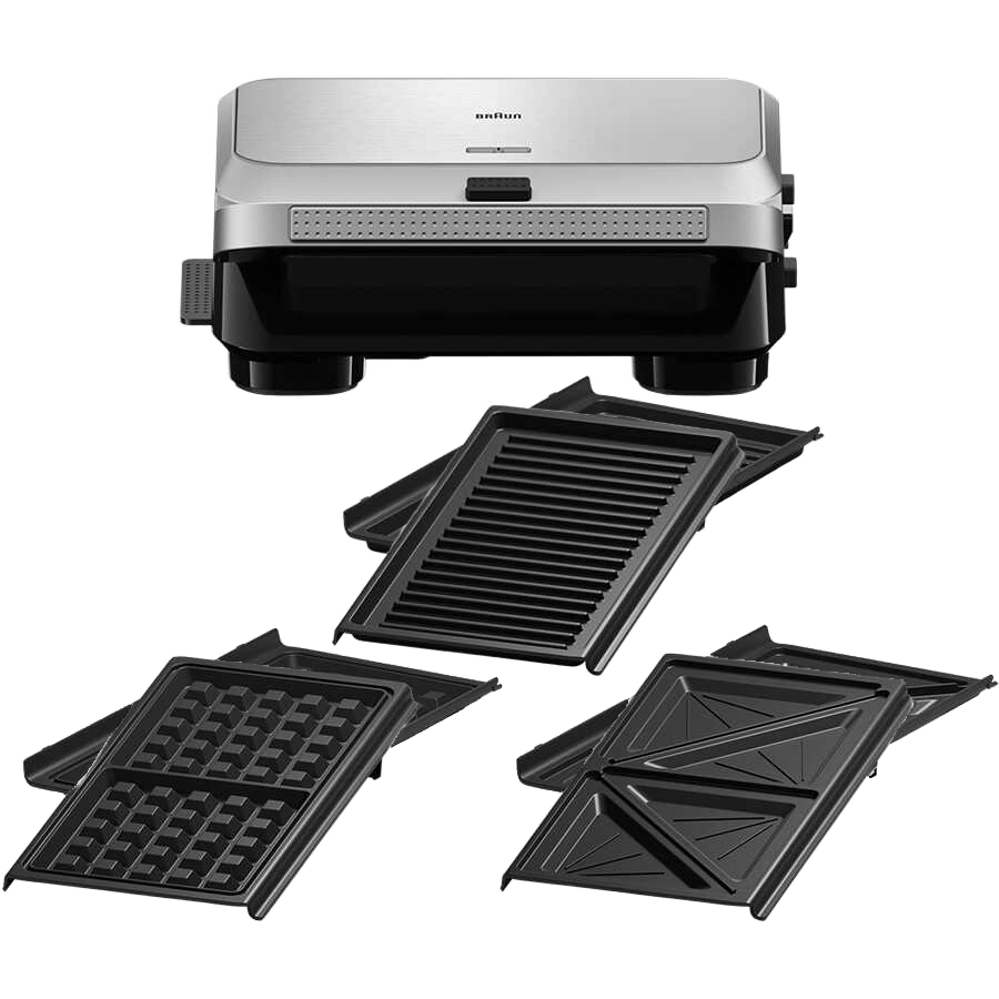 Braun SM5038 Tost ve Waffle Makinesi Silver