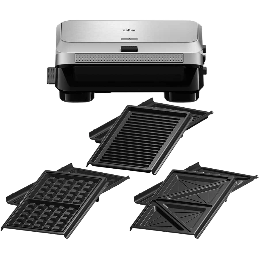 Braun SM5038 Tost ve Waffle Makinesi Silver