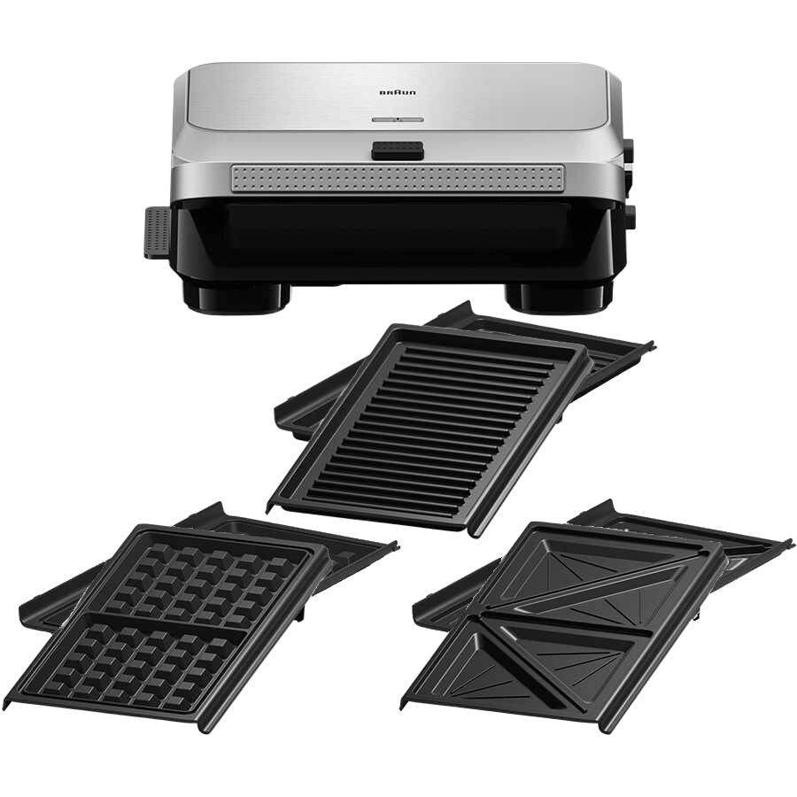 Braun SM5038 Tost ve Waffle Makinesi Silver