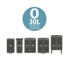 Brabantia BRA 124846 30L Çöp Poşeti 40'lı Paket