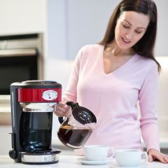Russell Hobbs 21700-56 Retro Kırmızı Filtre Kahve Makinesi
