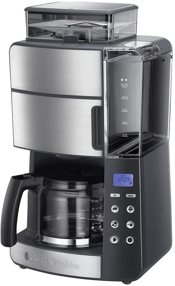 Russell Hobbs 25610-56 Grind & Brew Glass Carafe Coffee Make