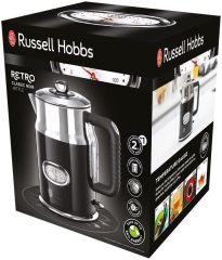 Russell Hobbs 21671-70 Retro Siyah Kettle