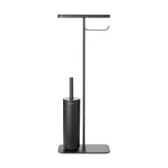 Brabantia BRA 303869 Mindset Infinite Grey Standlı Organizer Tuvalet Kağıdı Tutucusu Ve Tuvalet Fırçası Banyo Ve Çamaşır Aksesuarları