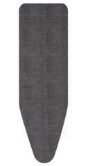 Brabantia BRA 134043 135X45Cm D Ütü Masası Kılıfı Denim Black 2Mm Süngerli Ütü Masası Ve Aksesuarları