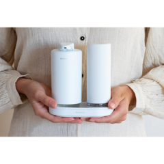 Brabantia BRA 227967 Sinkstyle Fresh White Sabunluk Seti 2X200Ml Düzenleyiciler