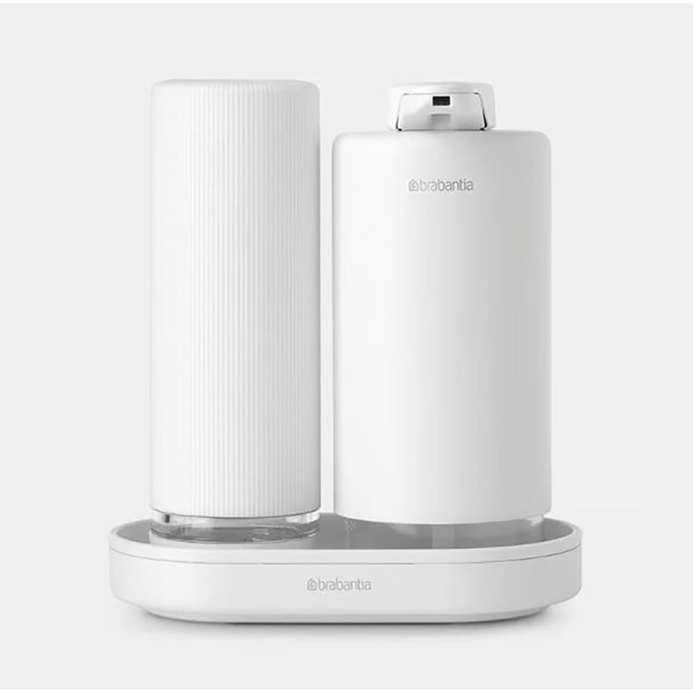 Brabantia BRA 227967 Sinkstyle Fresh White Sabunluk Seti 2X200Ml Düzenleyiciler