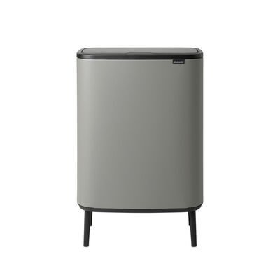 Brabantia BRA 130281 Bo Mineral Concrete Grey Dokunmatik Çöp Kutusu 60LPlastik İç Kovalı Dokunmatik Çöp Kutusu