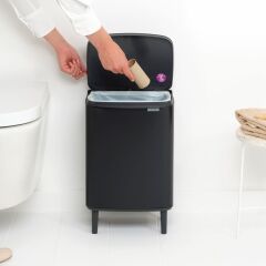 Brabantia BRA 227226 Bo Hi Mat Siyah Ayaklı Çöp Kutusu 12L