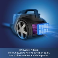 Philips XB9155/07 Marathon Ultimate Toz Torbasız Elektrikli Süpürge